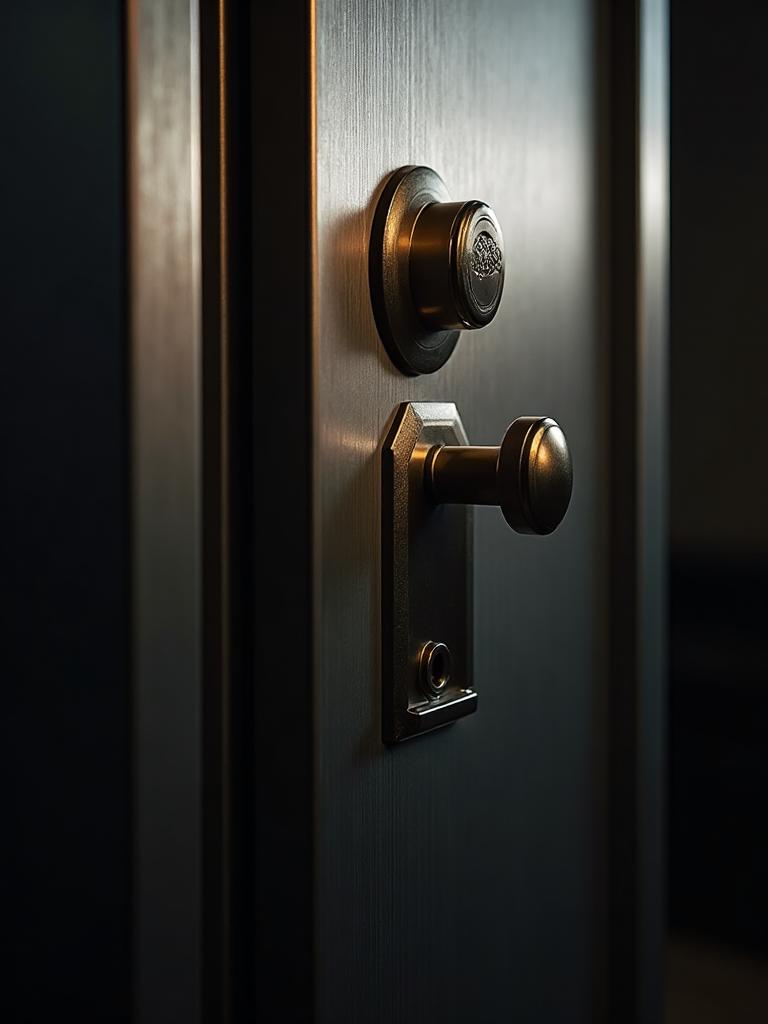 Caja fuerte profesional abierta mostrando interior