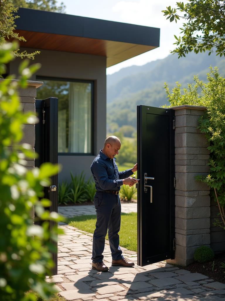 Vista panorámica de Cumbayá, Quito